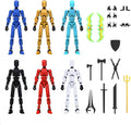 MerryXD 6 Pack Assembly Completed T13 3D Action Figure,Dummy Nova Titan Lucky 13 Action Figure 3D Printed Multi-Jointed Movable Toy